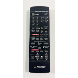 Emerson Part No. 076R004060 Remote Video Cassette Recorder Remote. Tested Works!